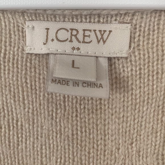 JCrew Merino Wool, Viscose, & Nylon Elbow Patch Sweater - Picture 2 of 4